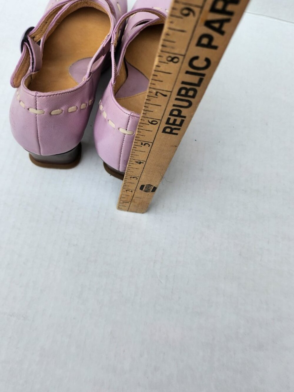 John Fluevog Hey Minstrel Lilac Purple Leather Mary Jane Heels 8.5 Rare Find - Picture 12 of 16
